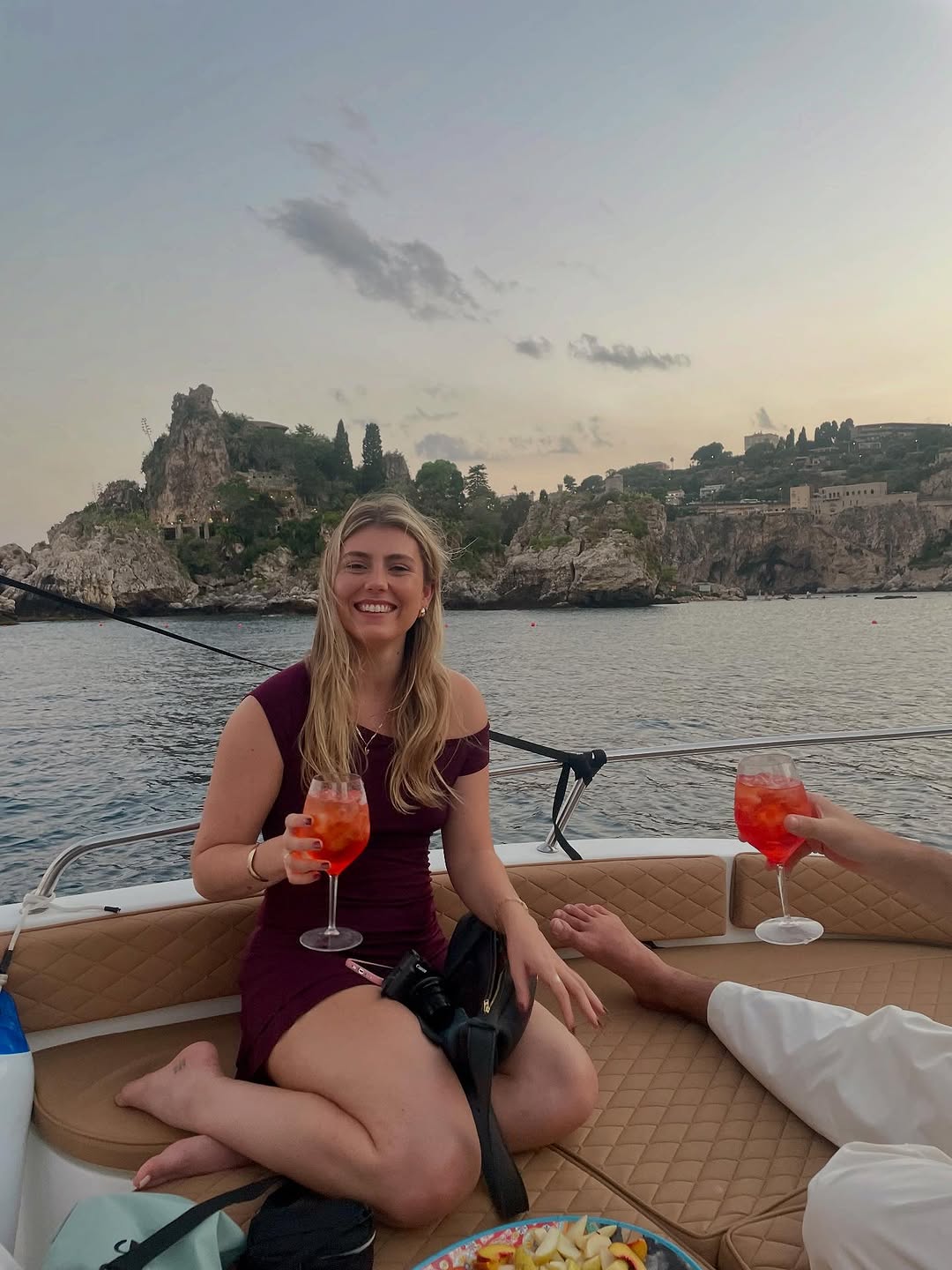 Best 2.5-Hour Sunset & Dolphins Boat Tour in Taormina, Giardini Naxos & Isola Bella!